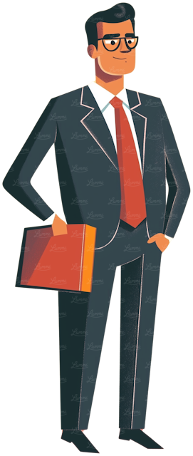 Confident Businessman Illustration (1)